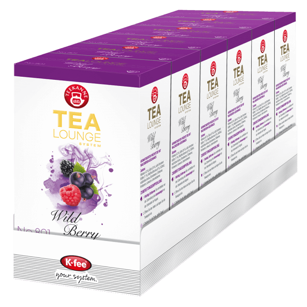 Teekanne Wild Berry 96 Waldfruchtee Kapseln