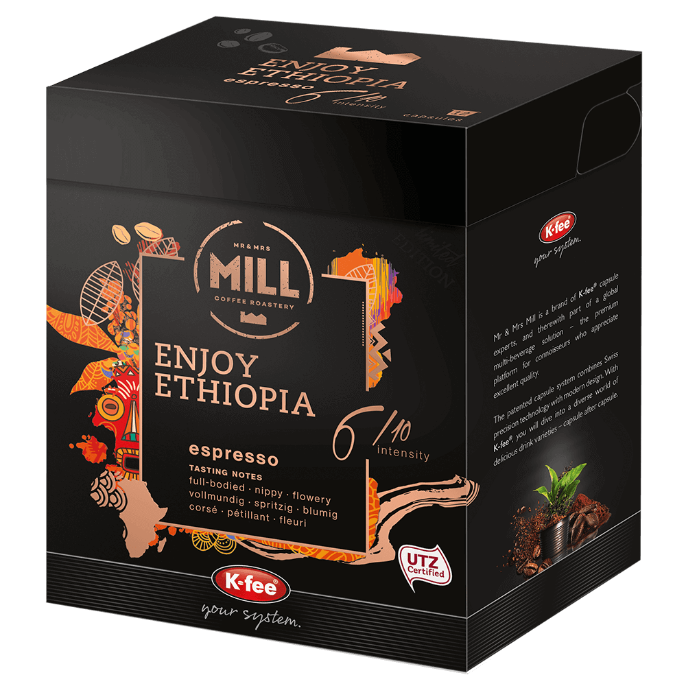 MR & MRS MILL "Enjoy Ethiopia" EspressoKapseln Kfee® Online Shop