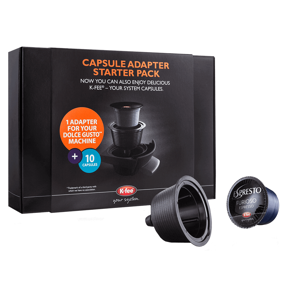 Dolce Gusto Adapter StarterPack inkl. 10 Kapseln Kfee® Online Shop